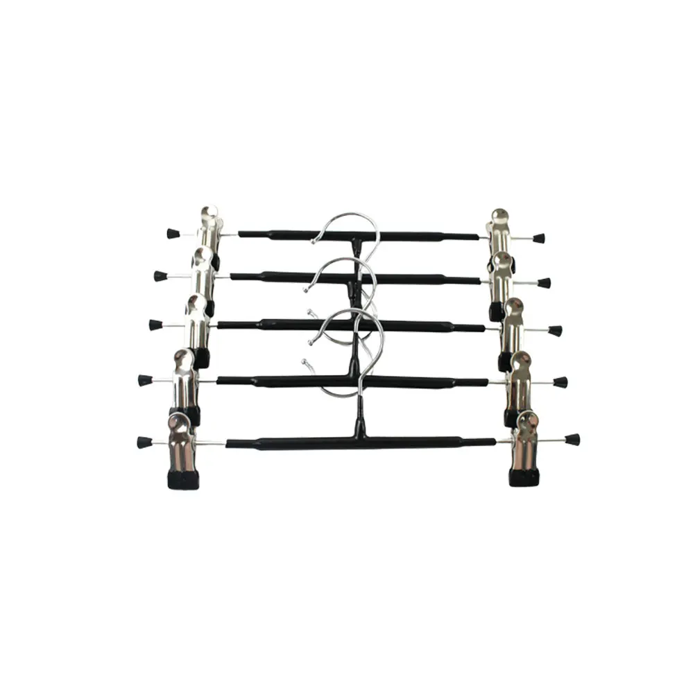 

5Pcs Pants Hanger Clips for Skirts Shorts Hanging Rack Space Saving Premium Material Non Slip Strong Lightweight Garment