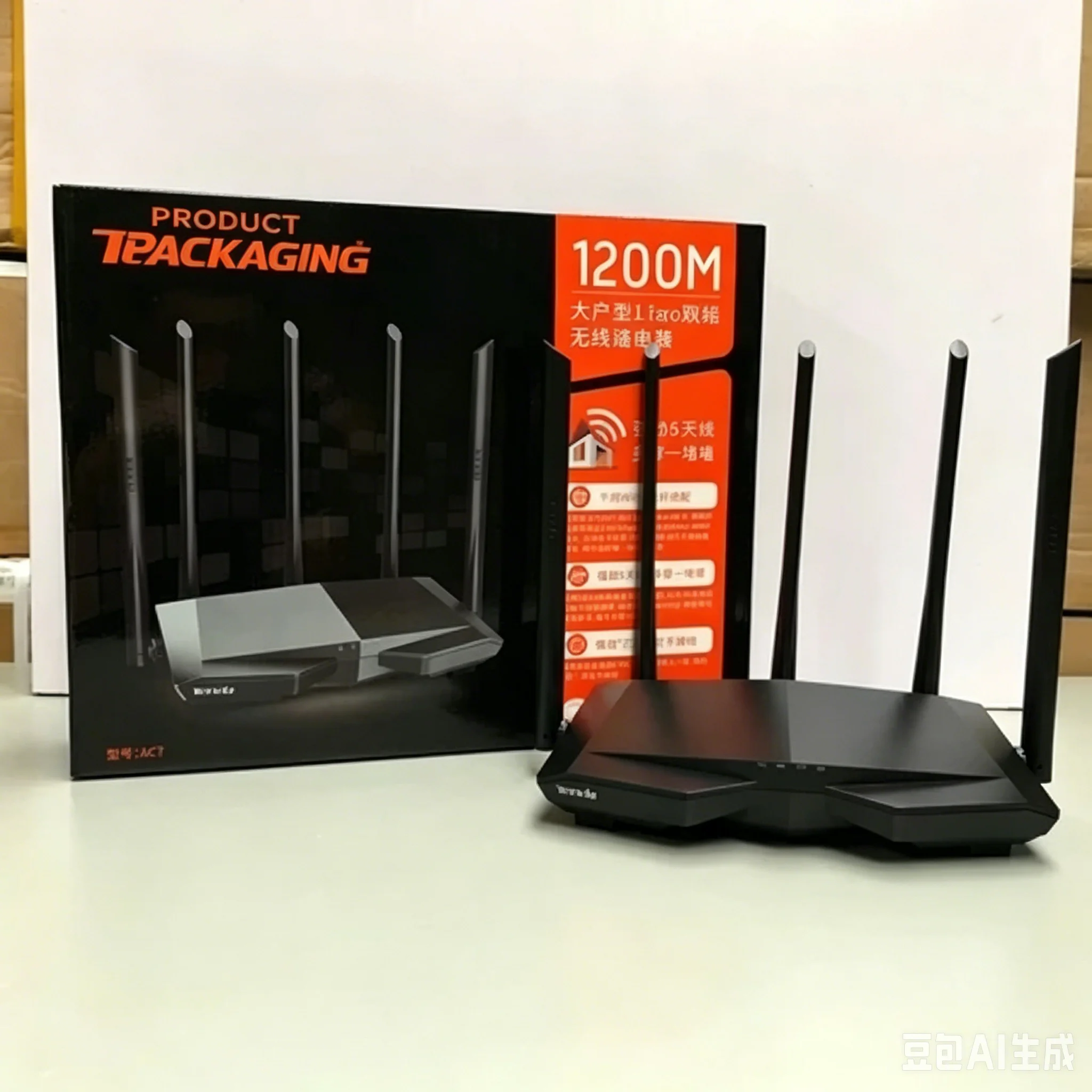AC7 1200M TENDA Large Household 11ac Dual Band Wireless Router WiFi 802.11ac 5G Beamforming+ 5 5