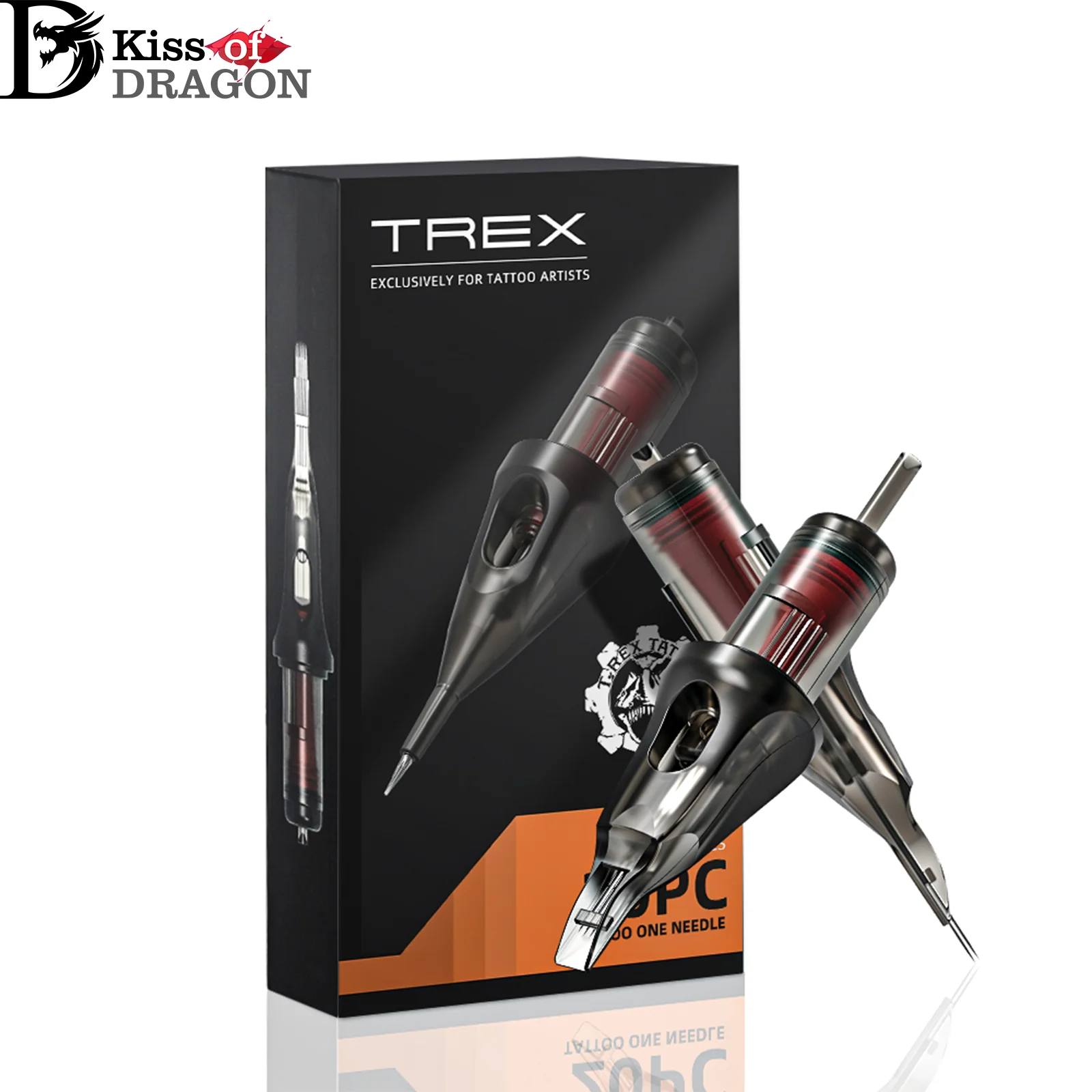 

T-Rex 20pcs NB Tattoo Cartridge Needles RL RS RM M1 Disposable Sterilized Safety Tattoo Needle for Cartridge Machines Grips