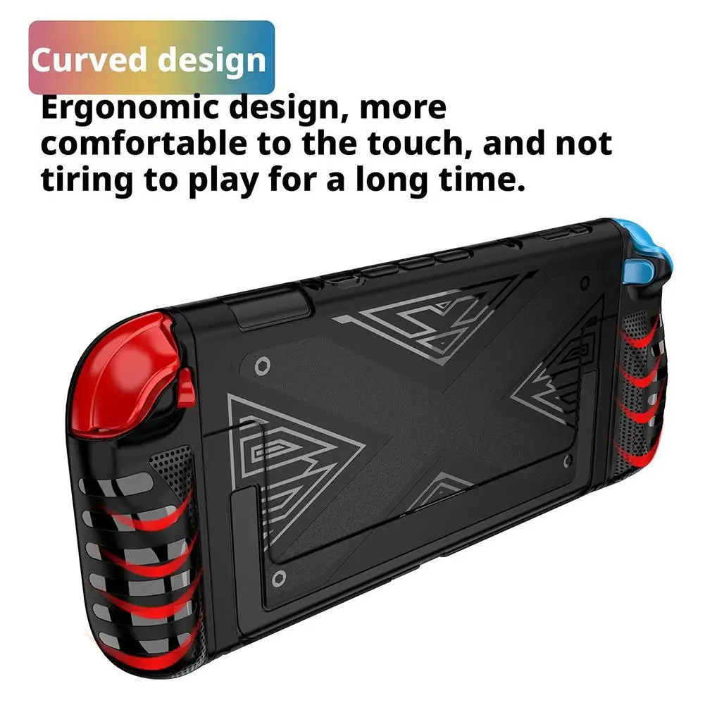 닌텐도 스위치 2 2025 케이스 커버 TPU 분리형 보호 케이스 NS 스위치 2 액세서리 스탠드 포함 편안한 그립 L8C5