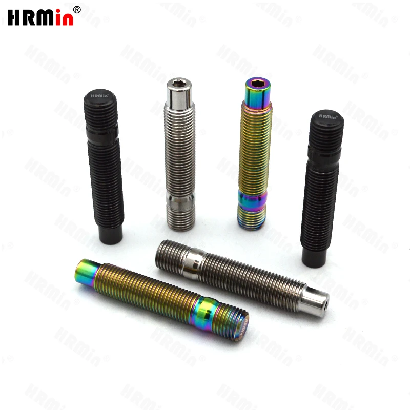 

HRMin Gr5 titanium wheel stud M14x1.5x65-100mm for VW Ferrari Porsche, Mercedes, Audi, Lamborghini, Bentley car