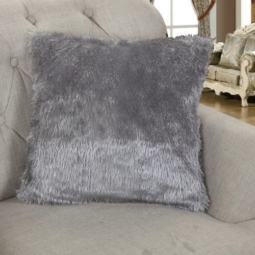 

Plush Cushion Cover Home Decor Pillow Covers Living Room Bedroom Sofa Decorative Pillowcase 40x40cm Shaggy Fluffy Cover