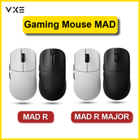 VXE MAD R series 2.4Hz wireless mouse ergonomic gaming dual-mode 8K receiver eSports player mouse PAW3395/3950 long battery life