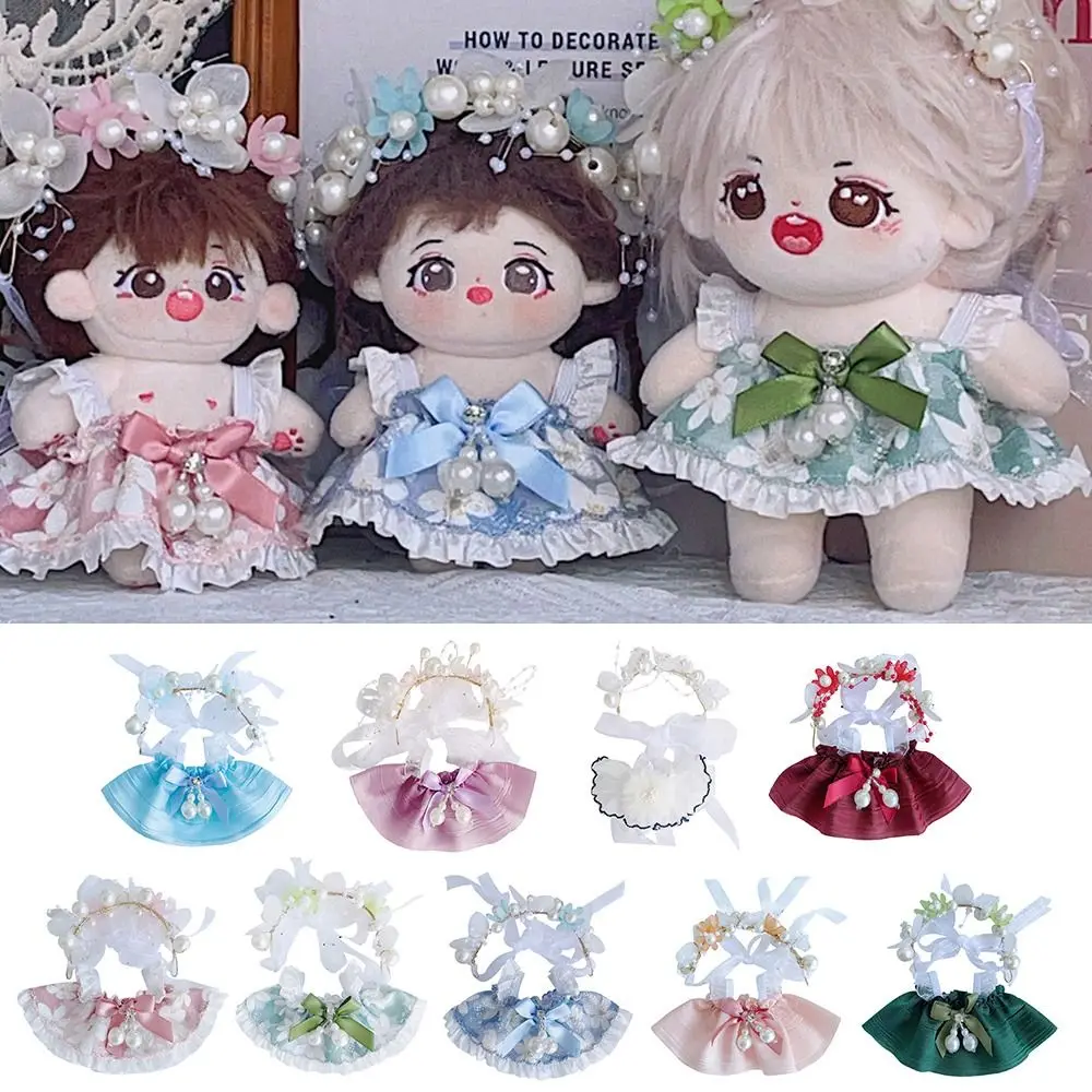 

Модное разноцветное платье для замены платьев с жемчугом ручной работы, DIY подвесное платье с кроликом, кукольный домик