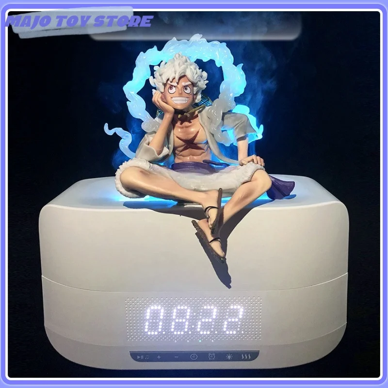 

One Piece Action Figure Anime Peripheral Handheld Humidifier Flame Lamp Bedside Ornament Anime Clock Birthday Gift to friend