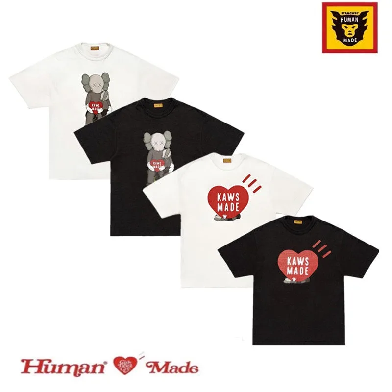 Human Made Bangkok Limited T-Shirt, Slub Cotton Crewneck Opening Tee for Men Women