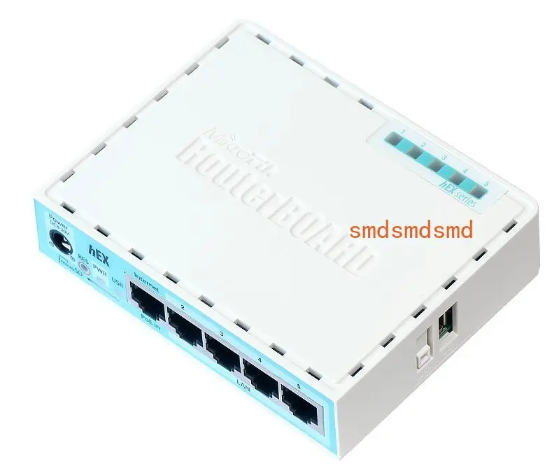 Original Gigabit Ethernet Router hEX RB750Gr3 Supports 5 10/100/1000 Mbps Ethernet Ports