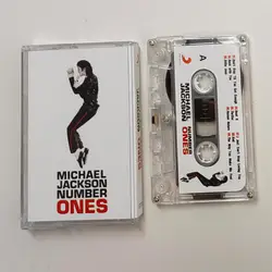 New Pop MJ Michael Jackson Music Tape Number Ones Album Billie Jean Cassettes Cosplay Recorder Car Walkman Soundtracks Box Gifts