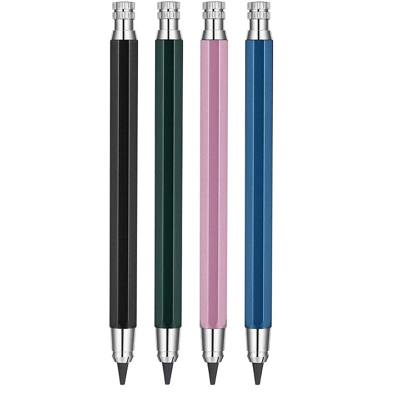 4.0 Pencil 4.0mm Automatic Pencil Drawing Writing Lead Holder Mechanical Pencil 4mm Mechanical Pencil Stationery School Supplies