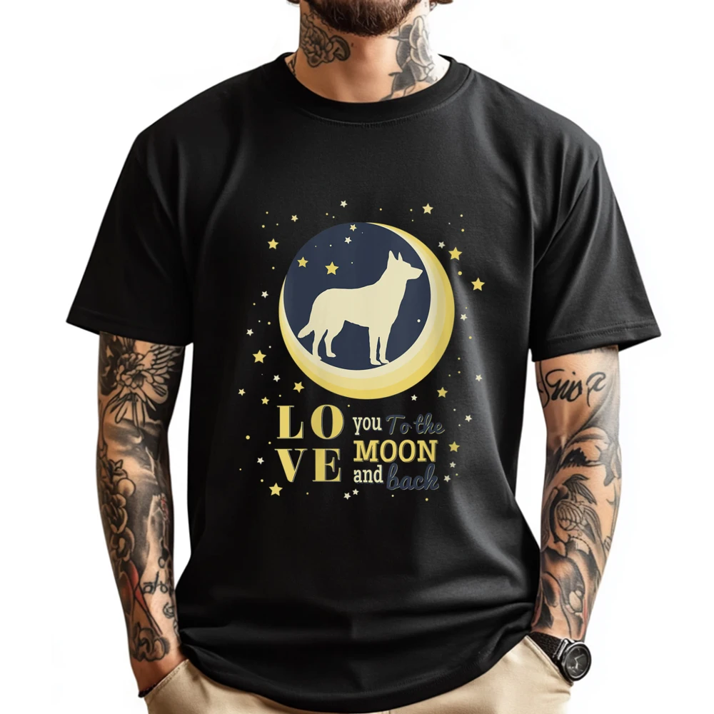 

Womens Love Belgian Shepherd Malinois To The Moon Shirts Tee Women Men's Clothes Tshirt Funny Shirts Unisex Men Tee Tee Shirt