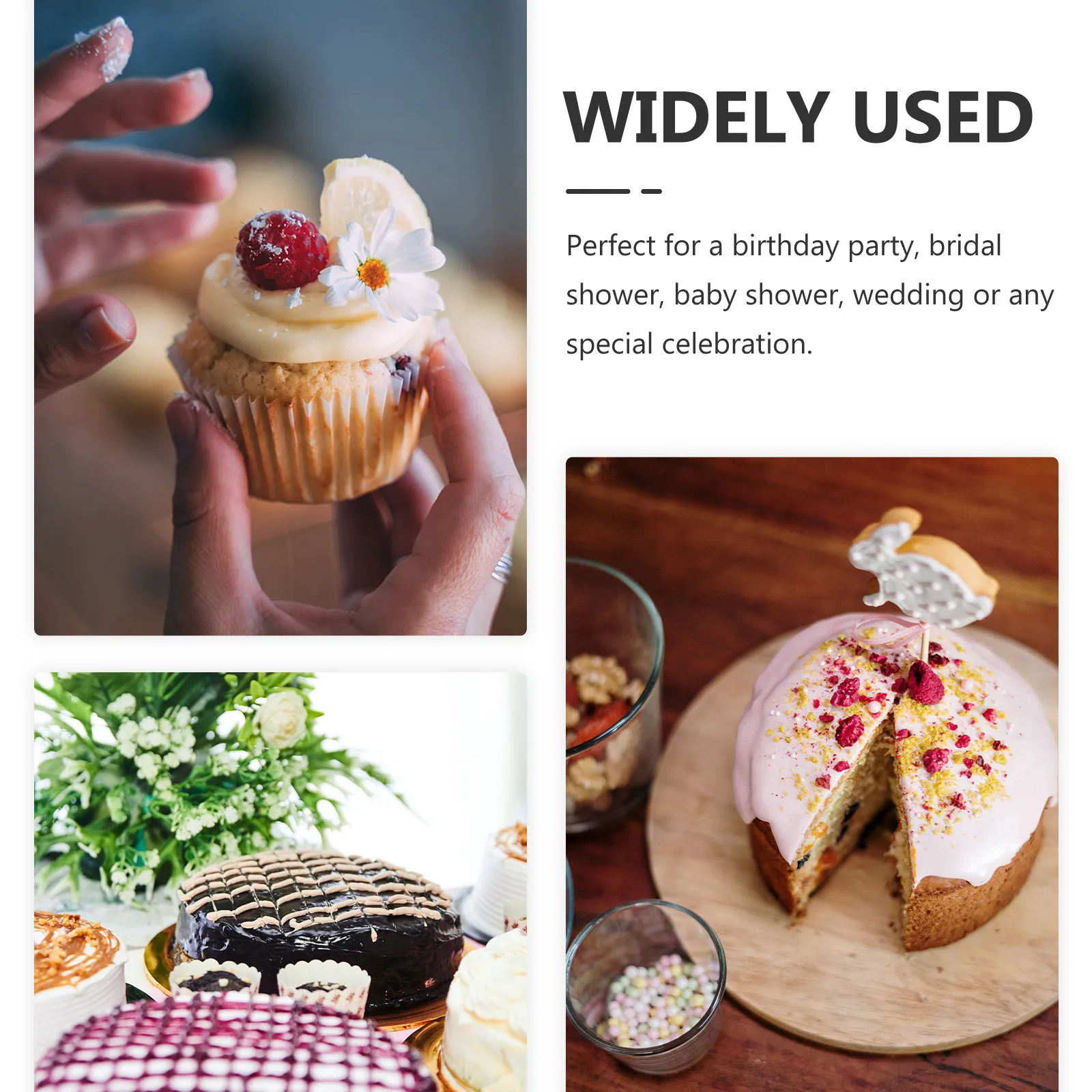 

100Pcs Paper Plate Food Safe Disposable Colorful Party Tableware for Birthday Wedding Cake Pastries Barbecue Paper Cake Plate