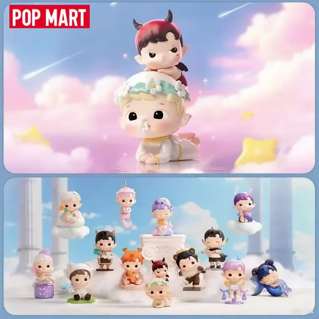 

POP MART HACIPUPU Constellation Series слепая коробка Mystery Box игрушки куклы милые аниме фигурки настольные украшения коллекция подарок