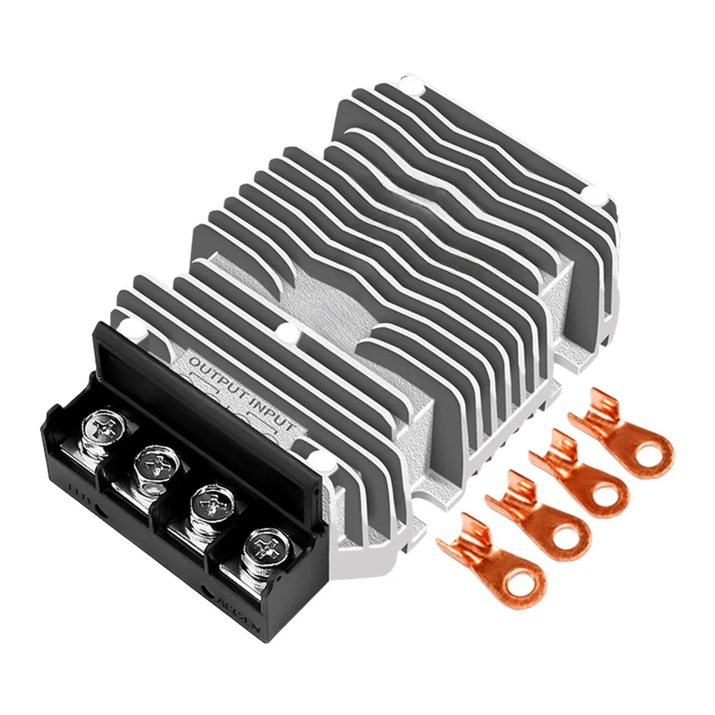 1pc 24V To 12V 50A DC-DC Converter 600W DC-DC Step-Down Module With Short-circuit Protection For Automotive Applications