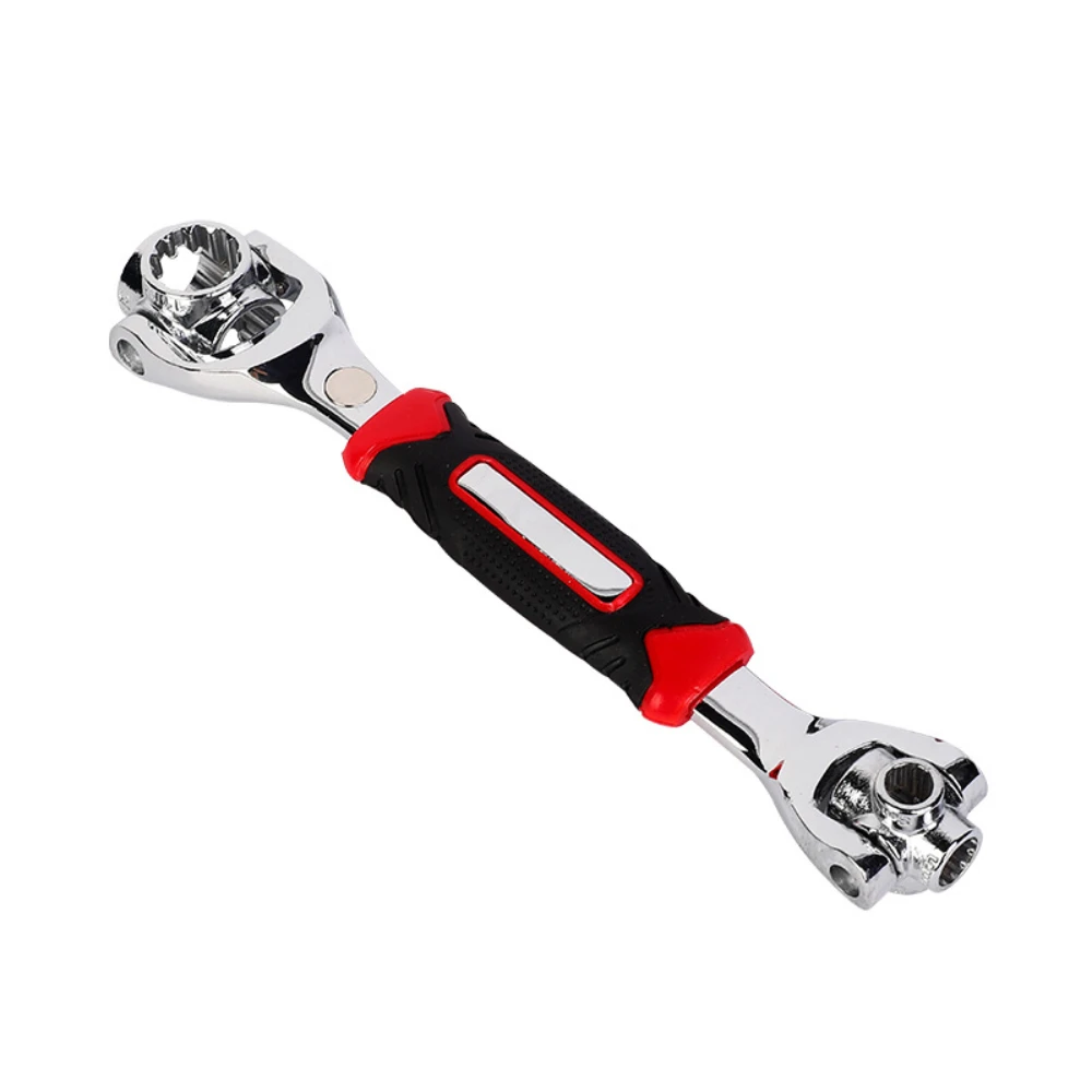 

Eight in One Socket Wrench, Multifunctional 360 Degree Universal Rotating Multi Head Wrench