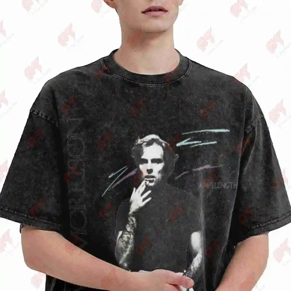 Van Morrison Wavelength Vintage Washed Tee Pure Cotton T-Shirt