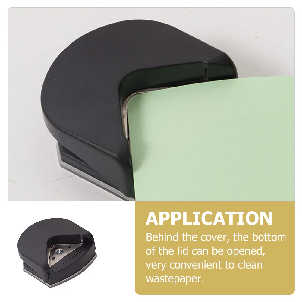 Professional Black Corner Rounder Trimmer Paper Cutter Tool Handicrafts Accessory Photo Corner Cutting DIY Projects