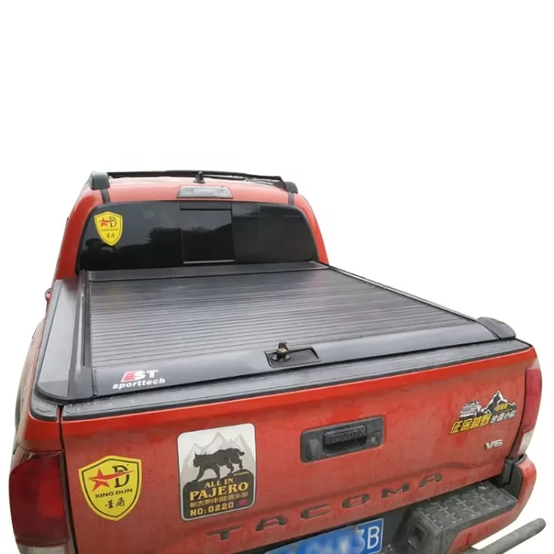 Strovan retractable pickup truck back-up trunk cover hotsale aluminum Toyota 23 Tacoma tonneu cover Hard Hard Cover