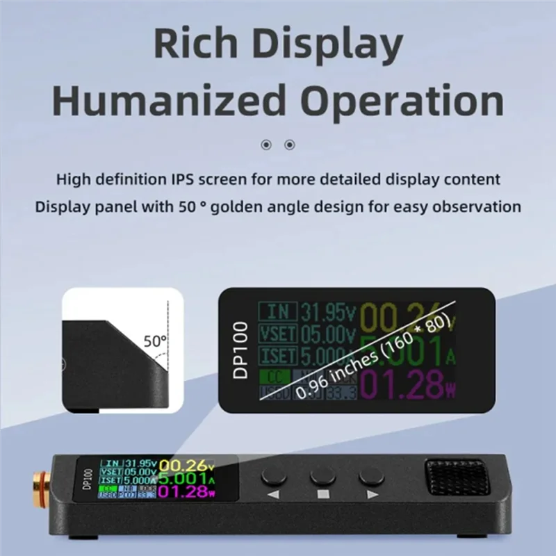 【Hot Ltem】DP100 DC Power Supply Kit Adjustable Digital DC Power Supply Kit MINI Portable Lab Source Power Supply Voltage Regulat