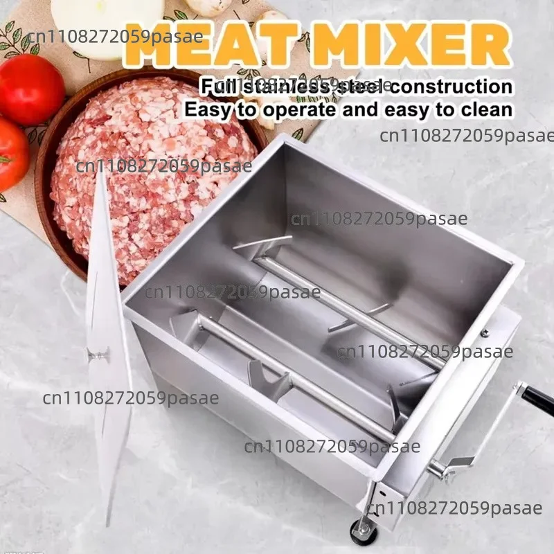 Heavybao Commercial Stainless Steel 304 Manual Combined Meat Grinder Electric Meat Grinder Food Mixer Catering Equipment