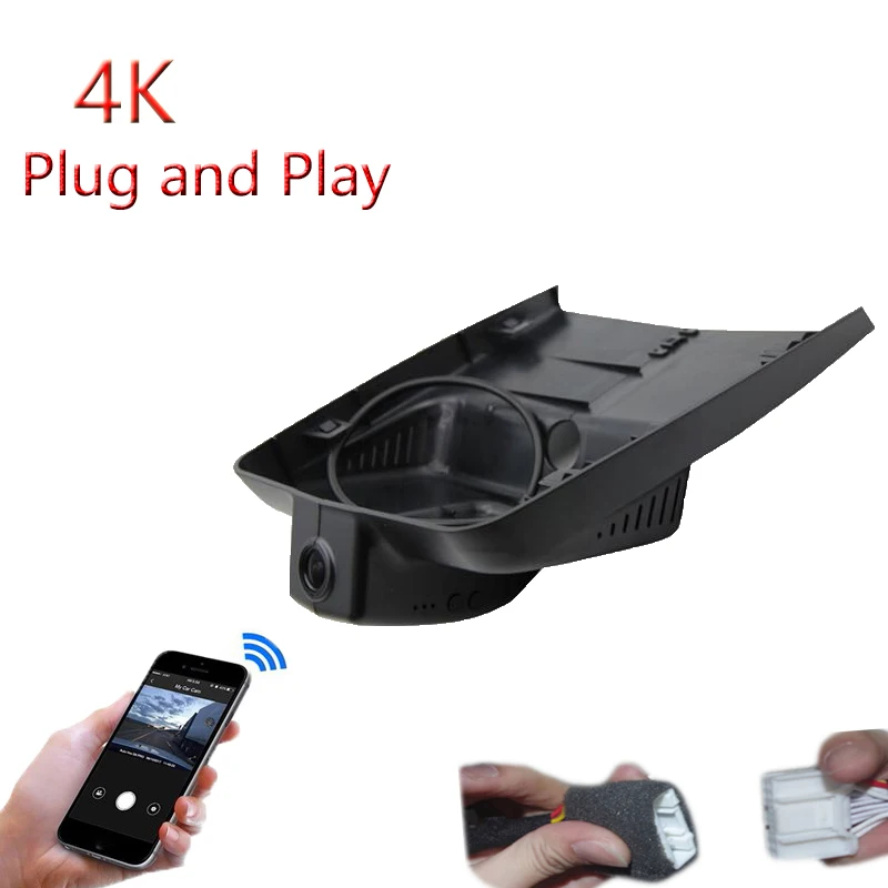 For Changan CS95 2017 2018 2019 2020 2021 4K Plug And Play Car Video Recorder Wifi DVR Dash Cam Camera Full HD 2160P Wide Angle