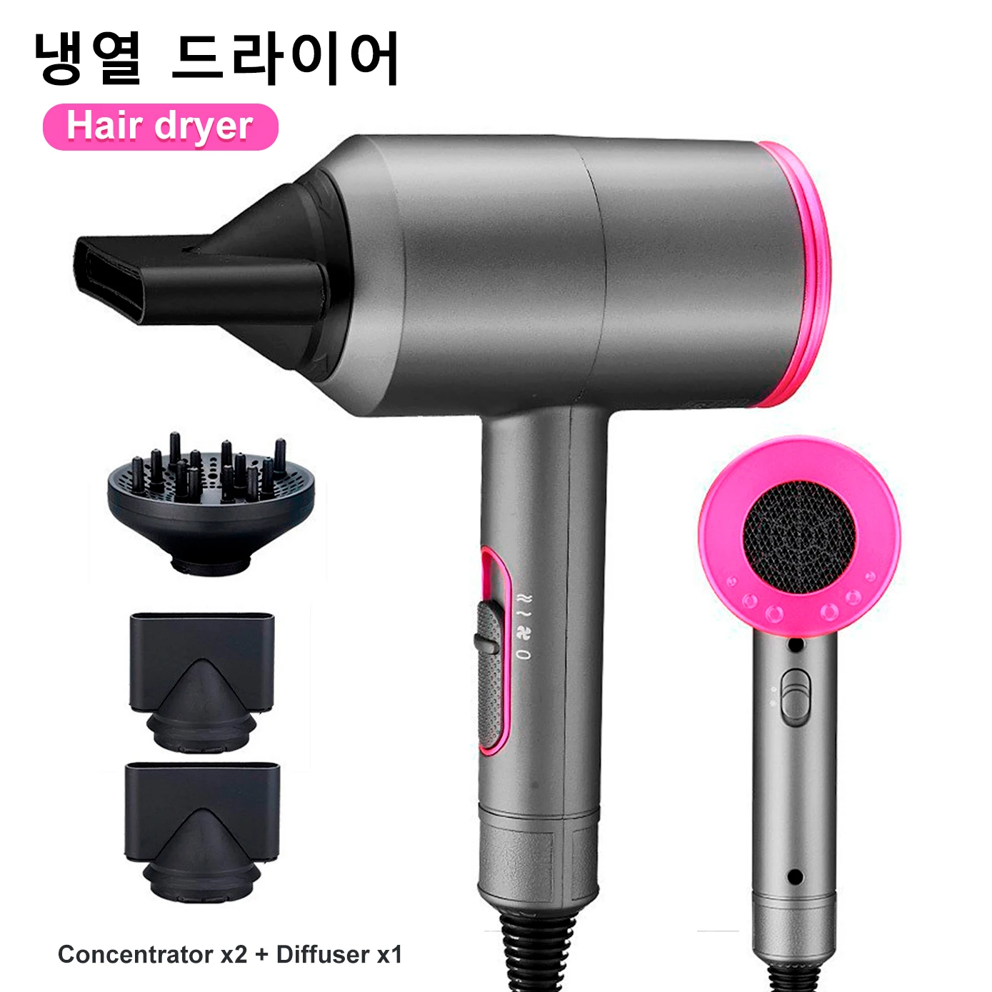 

Hair Dryer Professional Salon Negative Ionic Dryer Wind Powerful Hairdryer Home Appliances Anti-static Blow Dryer Modeling Tool