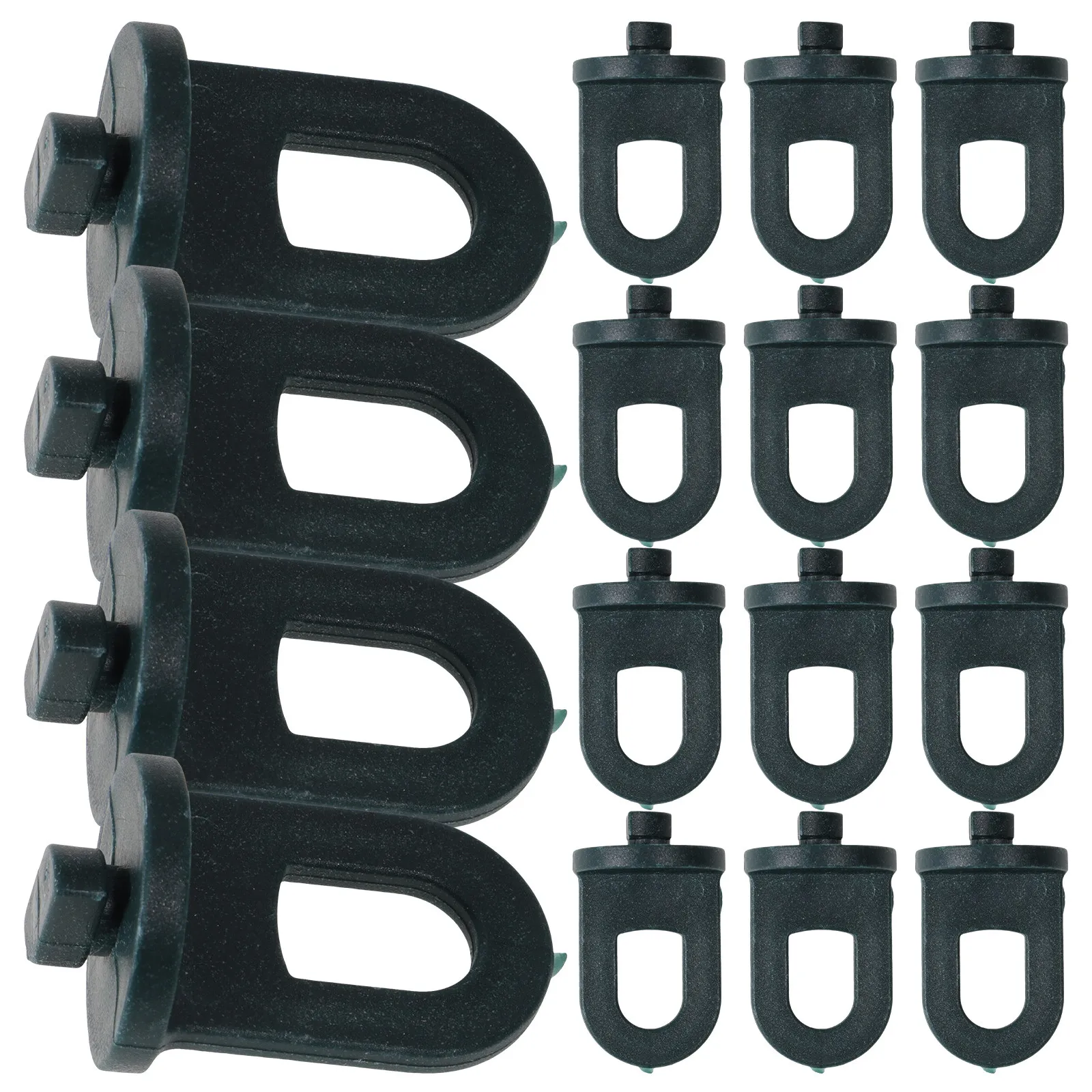 

100 шт. зажимов для теплиц: надежные пластиковые клипсы для растений, инструменты для выращивания в теплицах, принадлежности для крепления шпалер и сеток