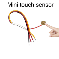 Capacitive Touch Switch Mini, Through-Panel Sensor 5V/12V/24V 2.5A, Water Level Detector, 4mm Plastic/Glass Penetration