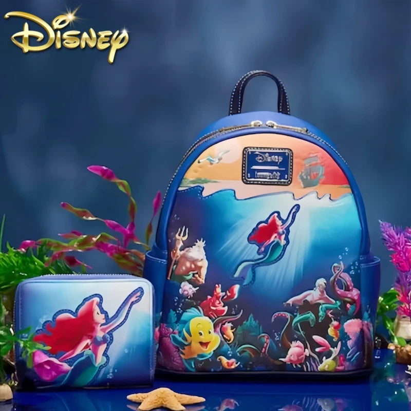 New Loungefly Disney Pixar Up Working Buddies Womens Double Strap Shoulder Bag Purse School Backpack Cute Cartoon  Backpack ﻿