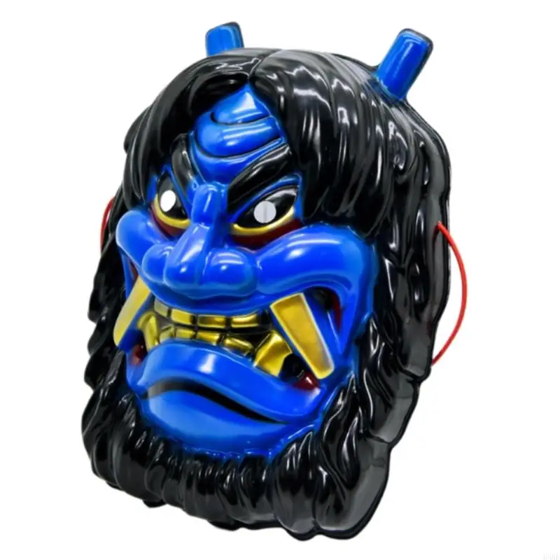 H58E OX 악마 마스크 여성용 남성용 가장 무도회 코스프레 파티 가장 무도회 풀 페이스 마스크