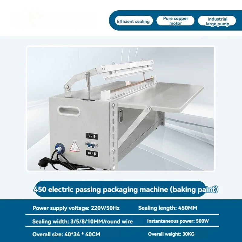 Electric Sealing Machine Cutting and Packaging Machine Through The Commercial Aluminum Foil Bag Pof