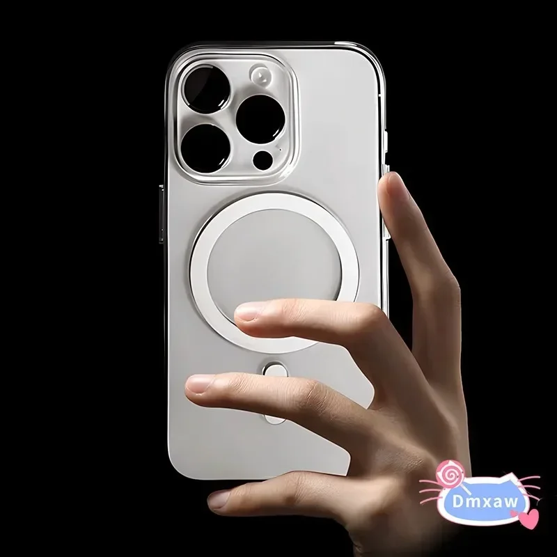 For OPPO A60 A18 A58 A78 Realme C67 C65 C55 C35 C30 Narzo 50A 50i Prime Note 50 Reno 8T 7 4 Pro Phone Case Magnetic Clear Cover