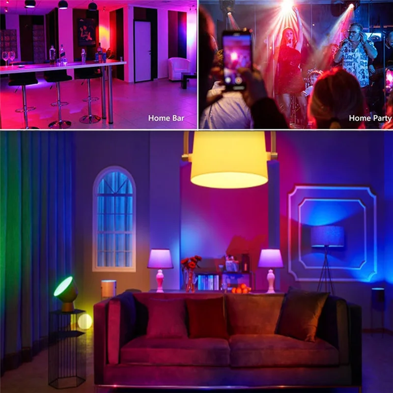 AB45 Tuya Zigbee Smart LED Light 15W E27 لمبة ذكية لمبة التحكم الصوتي متوافقة مع Alexa وGoogle Home Dimmable
