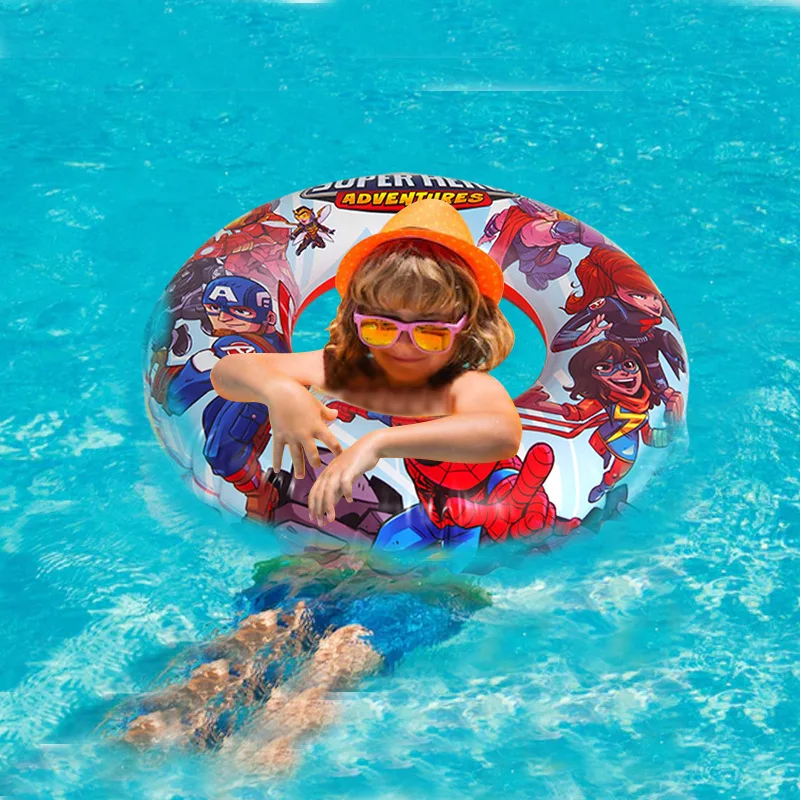 Children's Inflatable Swim Ring Baby's Underarm Circle Kids Lovely Beach Pool Seaside Swimming Ring Child Birthday Gift 3-6 Age