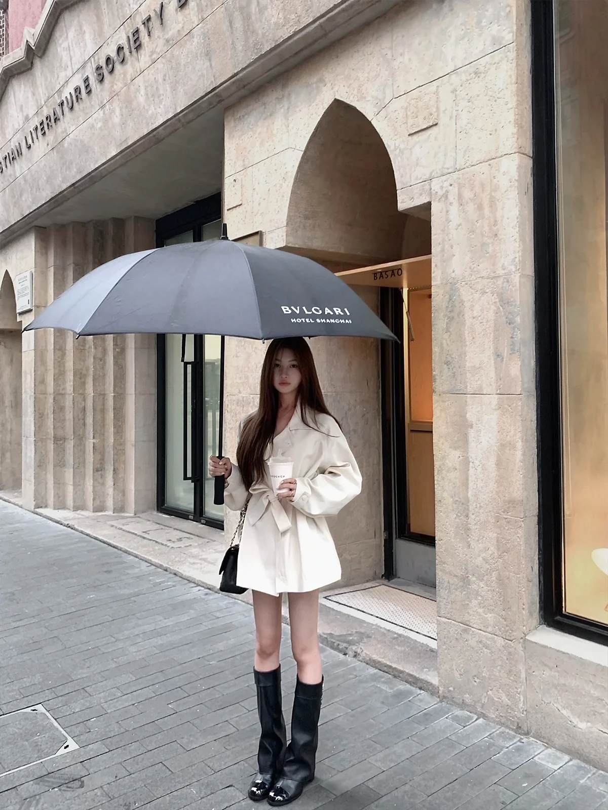 

Женская повседневная куртка Chien White с воротником-стойкой, приталенная, из смесового хлопка, с длинными рукавами, весна-осень