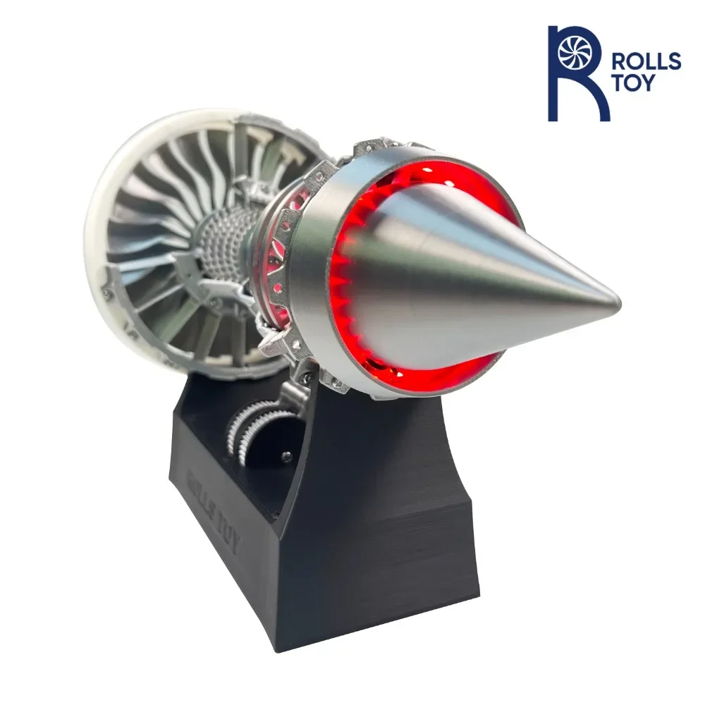 TR900 Super Turbofan Engine Model Kits Brushless Motor Function Fan Electric Buffer 3D Printing Process Boutique Collection Toy