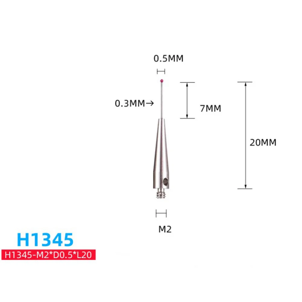 1 Pc M2 Touch Probe CMM Probe Tips CMM Stylus Ball Gauge Head For 3D CMM Probe For H7805 H1345 H7806 H0033 H7808 H8663 H0034 Too