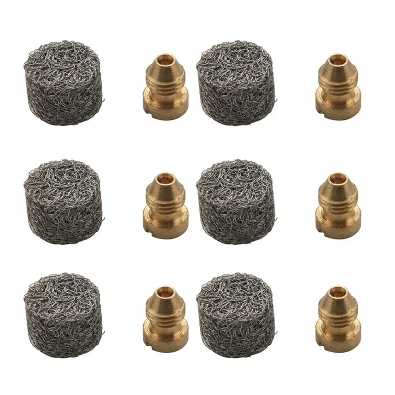 Strange 6X Foam Cannon Orifice Nozzle Tips And Foam Maker, 1.1 Mm Thread Nozzle And Mesh Filter For Snow Foam Lance, 3000 Psi