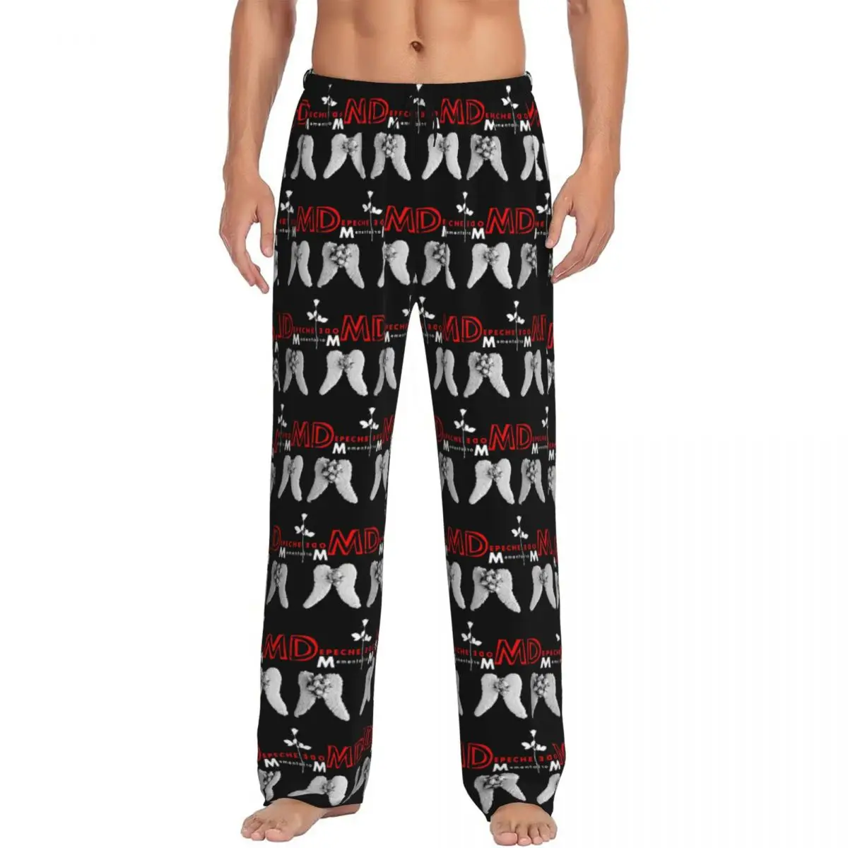 

Изготовленные на заказ пижамные штаны Depeche Cool Mode Music Violator, мужская одежда для сна, штаны для сна с карманами