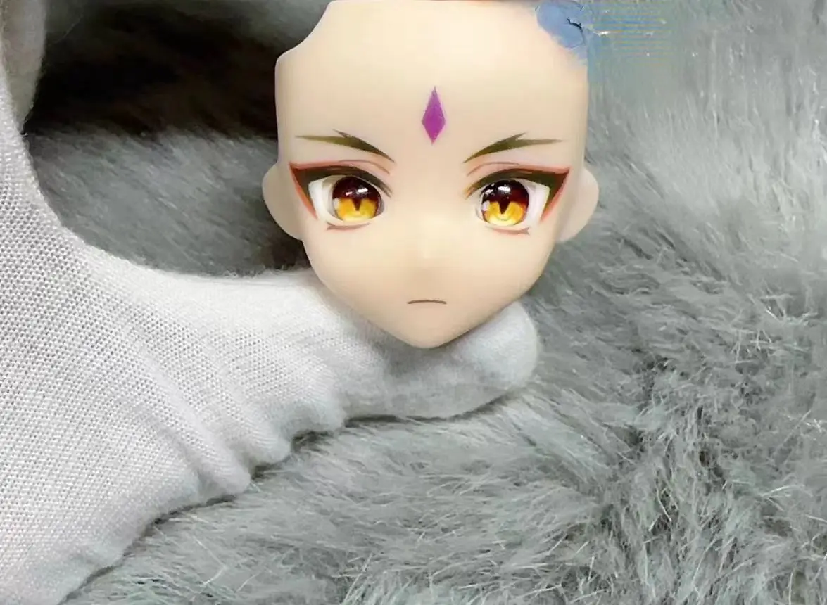 

Xiao OB22 Clothes ,GSC Colored Hair BJD Cosplay Wig Fashionable Genshin Impact Face Plate Cute Handmade Doll Accessory