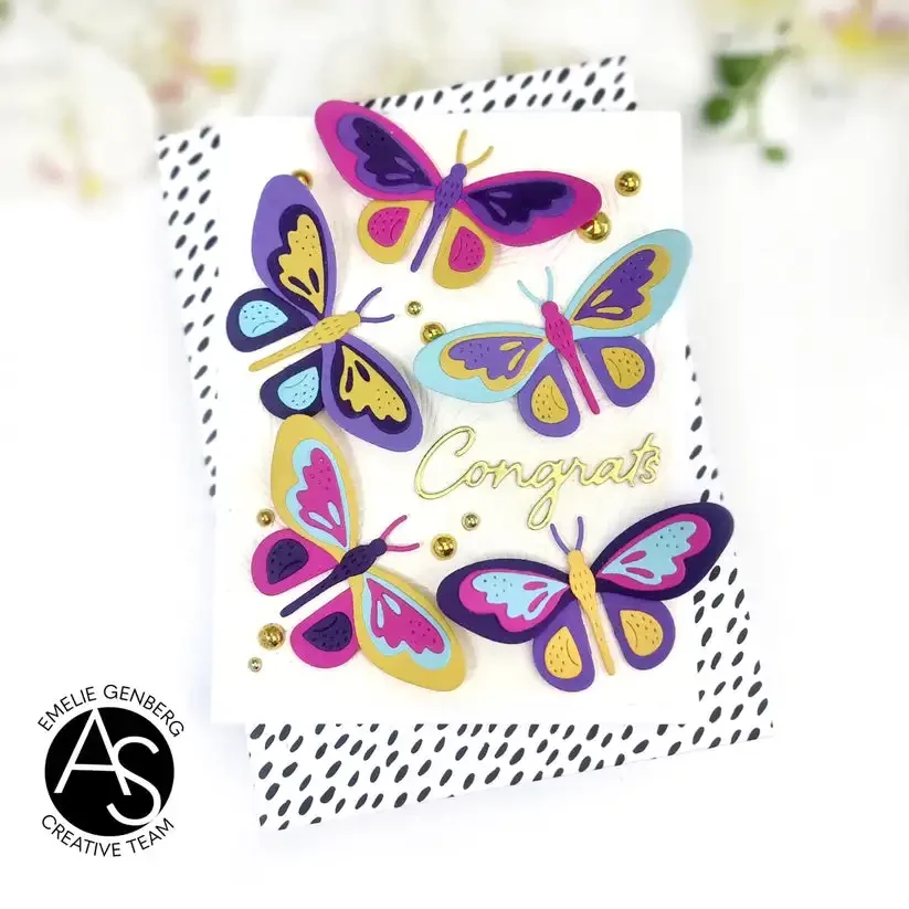 

New Spring Meadow Butterfly Metal Cutting Dies Stamps Stencil For DIY Scrapbook Craft Decoration Embossing Greeting Gift Card