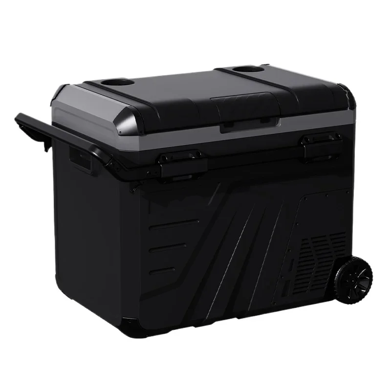 Compressor refrigeration Small mobile car refrigerator Customized solar power supply y