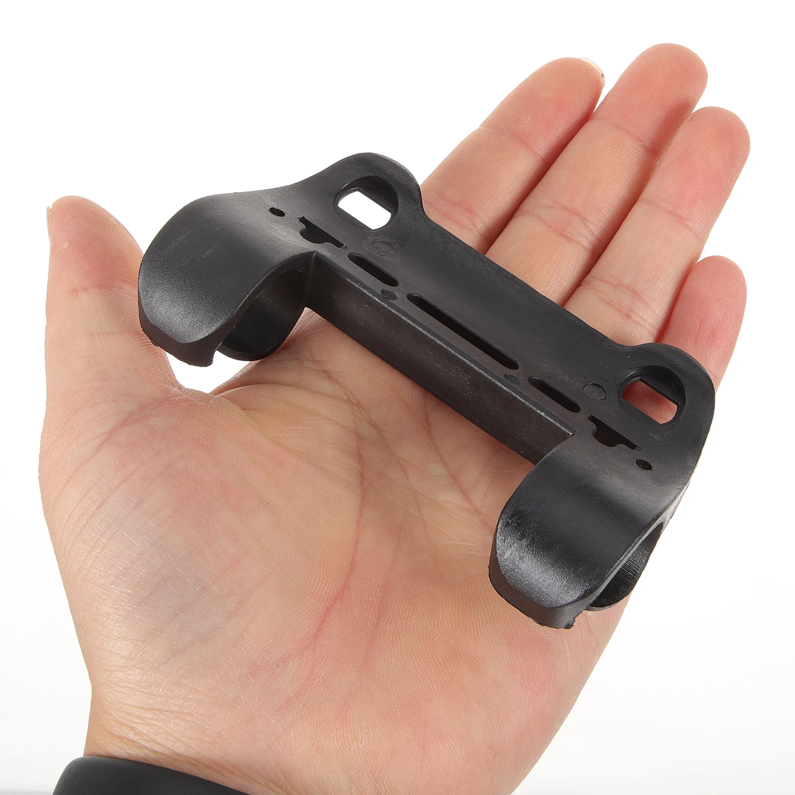 Sturdy Plastic Pump Holder for Bicycle Frame Mount Easy Install Bottle Cage Compatible Pump Clip for Outdoor Riding Convenience