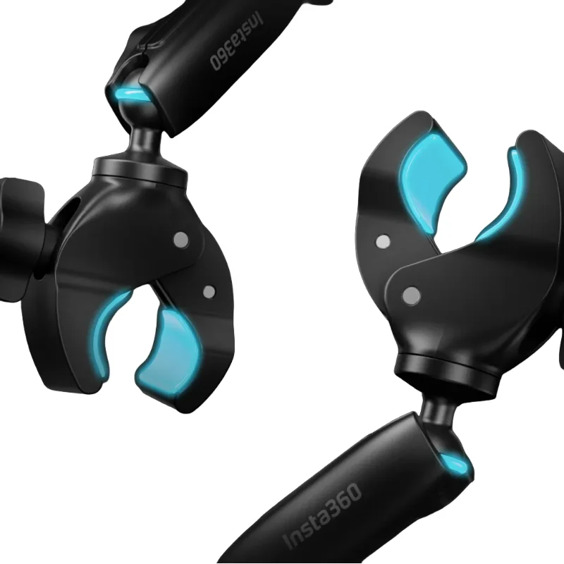 

Крепление стабилизатора расширения мотоцикла Insta360 | Двойная шаровая головка с защитой от сотрясений, безопасная поддержка для GO Ultra/X5/Ace Pro 2/X4