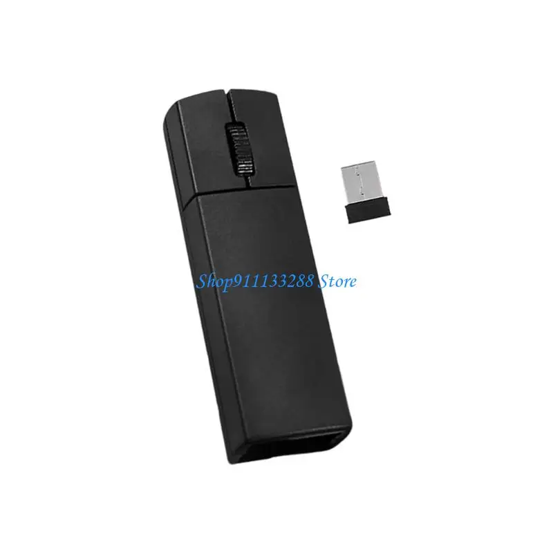 G88D Quiet Operation Mini Wireless Mouse With Receiver Slot Type C Charging Plastic Construction For Mobile Professionals