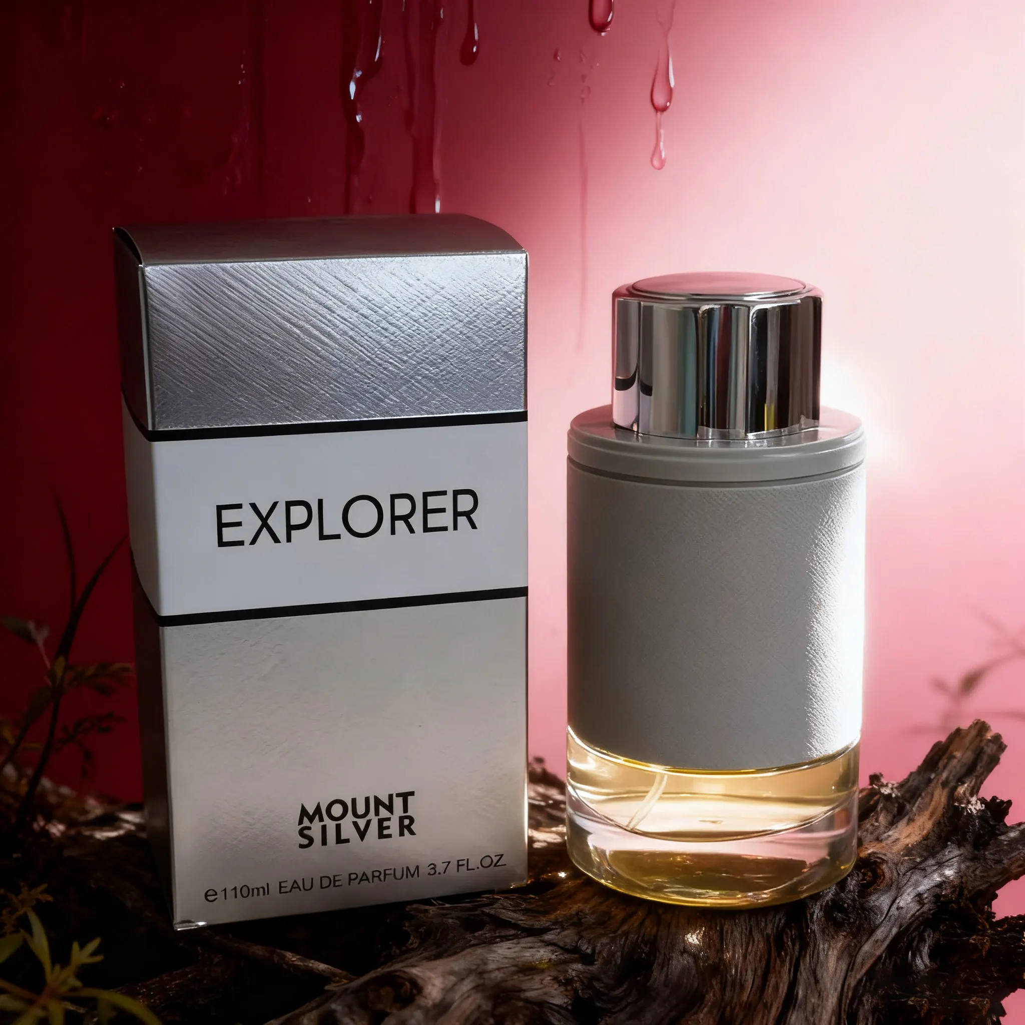 إكسبلورر بلاتينيوم 3.4 أونصة EDP SPRAY Iceberg Traveler للرجال EDP Fresh Cedar Sage Pine 100 مل