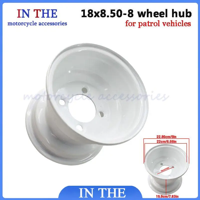 Golf Car Patrol Wheel Hub Iron Steel Rim 8-inch 18x8.50-8 Wheel for Clubcar EZGO Sightseeing Car Wheel
