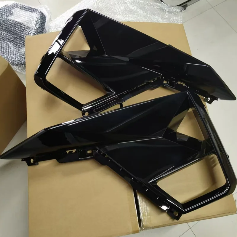 DinCh For GAC GS3 II 2023- Front Bumper Foglight Frame Fog Light Grille Front Foglamp Cover