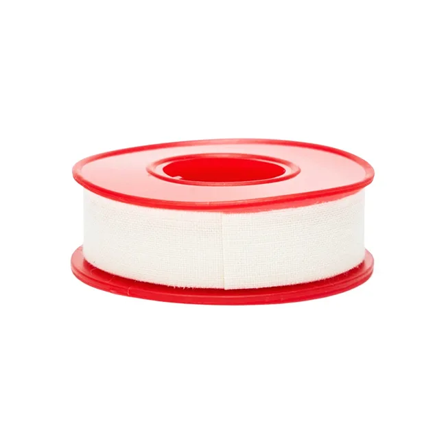 1.25x450cm Cotton Fabric Rubber Adhesive Tape Plaster, Medical Fixing Adhesive Plaster, First Aid Tape