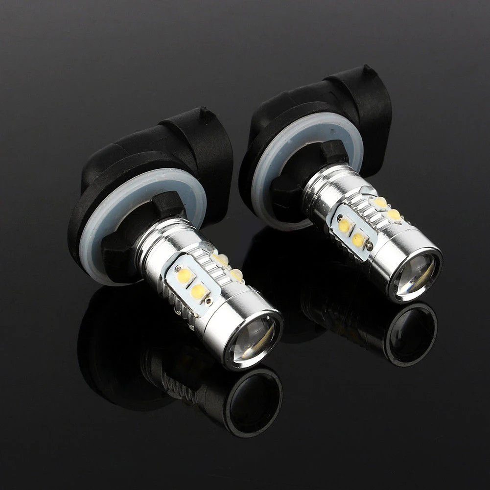 Latest New Portable Practical Sale Useful Accs Car Fog Lights light Low power Replacement 10 LEDs 2x Headlight