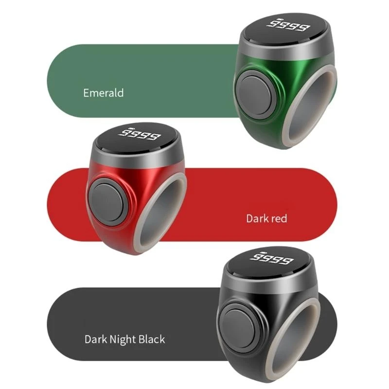 Портативное устройство для счетчика колец для приготовления пищи, упражнения на время, точное подсчет в религиозных церемонии, встреча, посещаемость